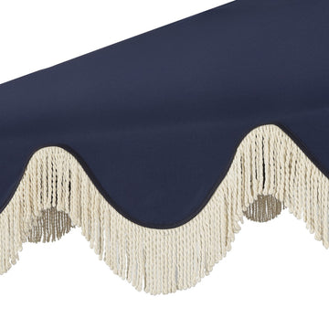 Collins 9 ft. Classic Cottage Tassel Market Patio Umbrella